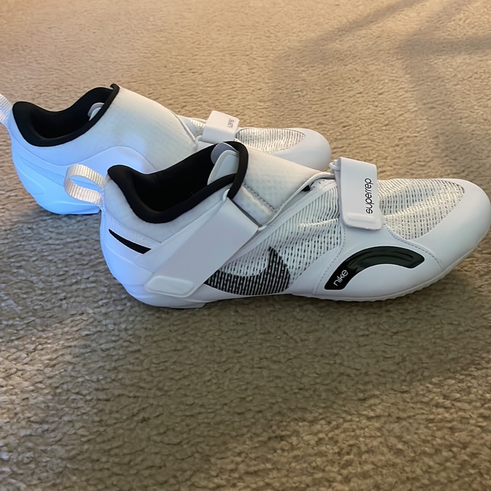 Men’s Nike Superrep Cycling Shoes. Peloton. White And… Gem